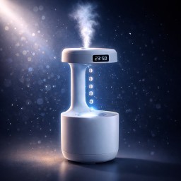 مبخرة ومرطب هواء على شكل قطرات ماء موديل LZ599 LZ599 Water Drop Aroma Diffuser & Humidifier