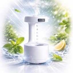 مبخرة ومرطب هواء على شكل قطرات ماء موديل LZ599 LZ599 Water Drop Aroma Diffuser & Humidifier