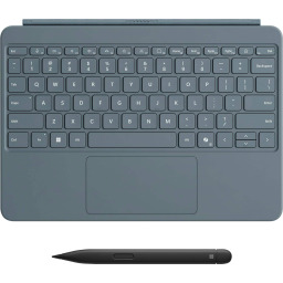كيبورد مايكروسوفت سيرفس برو 12 بوصة مع قلم سليم 2 - أوشن Microsoft Surface Pro 12" Keyboard Cover + Slim Pen 2 - Ocean