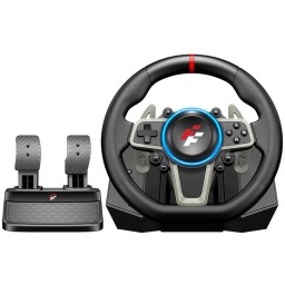 مجموعة عجلة القيادة Flashfire F119 Buddh Mini للسباق - عجلة قيادة للألعاب مع دواسات Flashfire F119 Buddh Mini racing wheel Set Gaming Racing Wheel Steering Wheel With Pedal