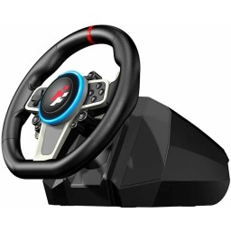 مجموعة عجلة القيادة Flashfire F119 Buddh Mini للسباق - عجلة قيادة للألعاب مع دواسات Flashfire F119 Buddh Mini racing wheel Set Gaming Racing Wheel Steering Wheel With Pedal