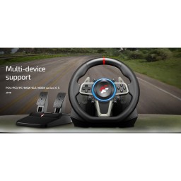 مجموعة عجلة القيادة Flashfire F119 Buddh Mini للسباق - عجلة قيادة للألعاب مع دواسات Flashfire F119 Buddh Mini racing wheel Set Gaming Racing Wheel Steering Wheel With Pedal