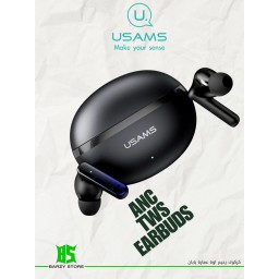 سماعة يوسامز لاسلكية متميزة بتقنية إلغاء الضوضاء الفعالة USAMS Echo E02 ANC+ENC TWS Earbuds