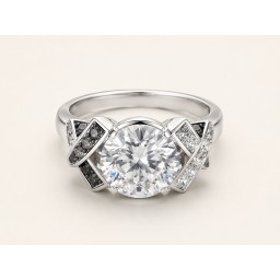 خاتم نسائي مو الفضة الايطاليه925 Women’s Italian Silver Ring925