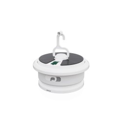 مصباح تخييم شمسي مع إضاءة خيطية مدمجة 500 لومن - أبيض Green Lion Solar LED Lumex Camping Light with Built-in String Light 500 lm - White