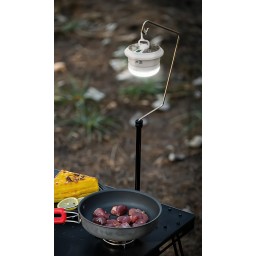 مصباح تخييم شمسي مع إضاءة خيطية مدمجة 500 لومن - أبيض Green Lion Solar LED Lumex Camping Light with Built-in String Light 500 lm - White