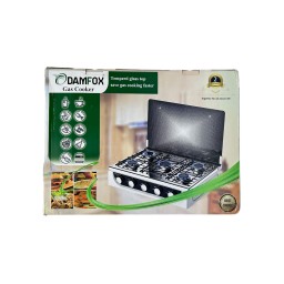 طباخ غاز 5 عيون من دامفوكس Damfox 5-Burner Gas Cooker