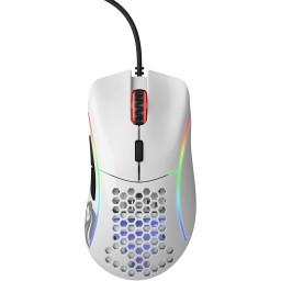 ماوس ألعاب سلكي Glorious Model D - وزن 68 جرامًا، تصميم قرص العسل فائق الخفة، RGB Glorious Model D Wired Gaming Mouse - 68g Superlight Honeycomb Design, RGB