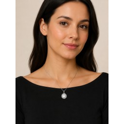 قلادة نسائيه من الفضة الايطالية925 Italian Silver Women’s Necklace925