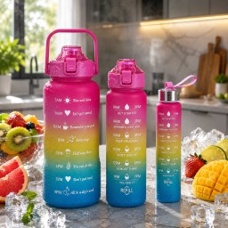 مجموعة المطارات الثلاثية Water bottle set