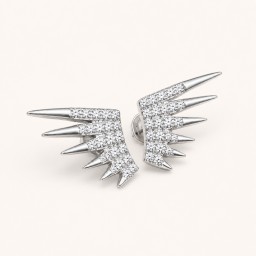 تراجي ( اقراط ) من الفضة الايطاليه Italian 925 Sterling Silver Earrings