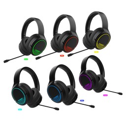 سماعة ألعاب لاسلكية دوبي RGB تدعم النمط المزدوج (موديل TP5-35110) DOBE RGB 2.4G & Bluetooth Dual Mode Wireless Gaming Headset (Model TP5-35110)