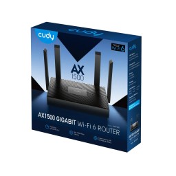 راوتر كودي Cudy WR1500  بتقنية Wi-Fi 6 بسرعة تصل إلى 1500 ميغابت/ثانية CUDY AX1500 Wi-Fi 6 WP1500