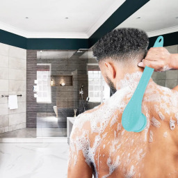 فرشاة جسم كهربائية 4 في 1 بورودو لايف ستايل أزرق Porodo Lifestyle 4-in-1 Electric Body Brush – Blue
