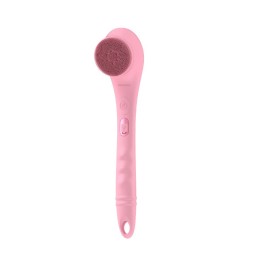 فرشاة جسم كهربائية أربعة في واحد قابلة للشحن وردية Porodo 4-In-1 Rechargeable Electric Body Brush Pink