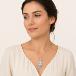 قلاده نسائيه من الفضة الايطاليه Women’s Necklace in Italian 925 Sterling Silver
