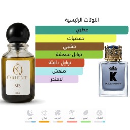 Orienti M3 – عطر رجالي مستوحى من K by Dolce & Gabbana بتركيب خاص وثباتية عالية Orienti M3 – Men’s Perfume Inspired by K by Dolce & Gabbana, Custom Blend & Long-Lasting
