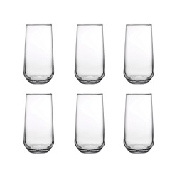 سيت اقداح زجاجية 6 قطع من ماركة باشابهجة Pasabahce 420015 Glass Set