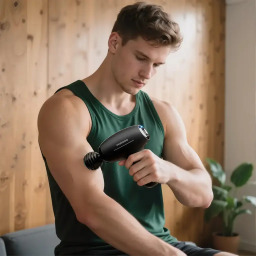 مسدس تدليك صغير لاسلكي من بورودو Porodo Cordless Mini Massage Gun