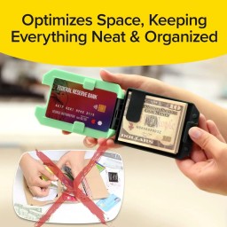 محفظة كارتات رجالية RFID Blocking Wallet for Men with Removable Money Clip RFID Blocking Wallet for Men with Removable Money Clip