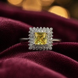 خاتم المربع الذهبي Golden Square Ring