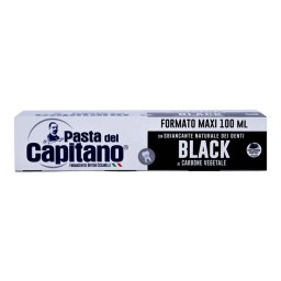 معجون أسنان كابيتانو بالفحم الطبيعي للتبييض - 100 مل Capitano Natural Charcoal Whitening Toothpaste - 100ml