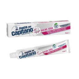 معجون أسنان باستا ديل كابيتانو بصودا الخبز - 100 مل Pasta del Capitano Baking Soda Toothpaste - 100 ml