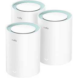 راوتر كودي M1200 3P ميش وايفاي Cudy M1200 AC1200 Whole Home Mesh Wi-Fi System, 3-Pack
