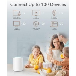 راوتر كودي 1200 Cudy M1200 AC1200 Whole Home Mesh Wi-Fi System,  2-Pack