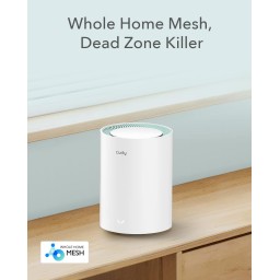 راوتر كودي 1200 Cudy M1200 AC1200 Whole Home Mesh Wi-Fi System, 1-Pack