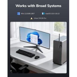 محول واي فاي لاسلكي USB CUDY WU1400 AC1300 CUDY WU1400 AC1300 Wireless USB Wi-Fi Adapter