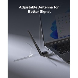 محول واي فاي لاسلكي USB CUDY WU1400 AC1300 CUDY WU1400 AC1300 Wireless USB Wi-Fi Adapter