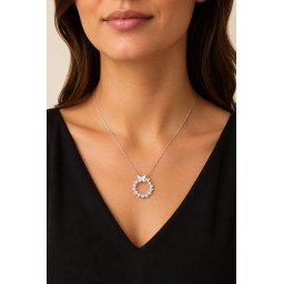 قلادة نسائيه من الفضة الايطاليه Italian Silver Women’s Necklace925