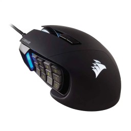 ماوس ألعاب CORSAIR SCIMITAR RGB ELITE سلكي بـ17 زر قابل للبرمجة – أسود CORSAIR SCIMITAR RGB ELITE Optical MOBA/MMO Gaming Mouse – Black