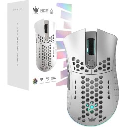 ماوس ألعاب GALAX HOF ACE M2 لاسلكي خفيف الوزن بدقة 38,000 DPI – أبيض GALAX HOF ACE M2 Wireless Gaming Mouse 38,000 DPI – White