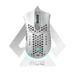 ماوس ألعاب GALAX HOF ACE M2 لاسلكي خفيف الوزن بدقة 38,000 DPI – أبيض GALAX HOF ACE M2 Wireless Gaming Mouse 38,000 DPI – White