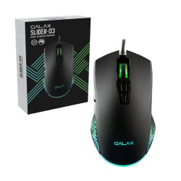 ماوس ألعاب GALAX Slider-03 سلكي RGB بدقة 7200 DPI – أسود GALAX Slider-03 RGB Wired Gaming Mouse 7200 DPI – Black