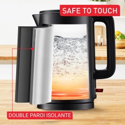 غلاية كهربائية تيفال ثيرمو بروتكت 1.5 لتر Tefal Thermo Protect KO1408E0 Electric Kettle 1.5L