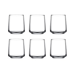 سيت اقداح زجاجية 6 قطع من ماركة باشابهجة Pasabahce 420163 Glass Set