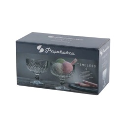 سيت وعاء ايس كريم زجاجي 2 قطع ماركة باشابهجة Pasabahce 440211 Ice Cream Bowl Set