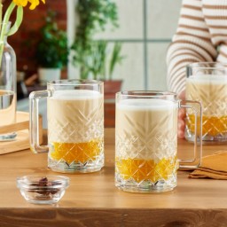 سيت مك زجاجي قطعتين من ماركة باشابهجة Pasabahce 55472 Glass Mug Set