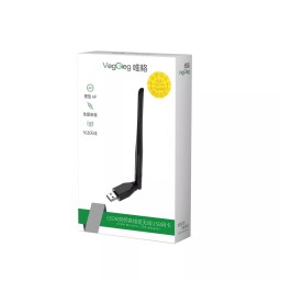 محول WiFi لاسلكي مزدوج النطاق VegGieg V-K650 - USB VegGieg V-K650 Dual Band Wireless WiFi Adapter - USB