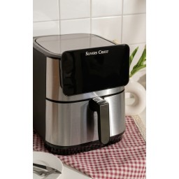 قلاية هوائية سلفر كريست الاصليك الالمانية 12,5Lشاشة ايباد دبل هيتر ضمان سنه Silver Crest Original German Air Fryer 12.5L with iPad Screen and Double Heater