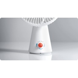 مروحة شاومي صغيرة قابلة لإعادة الشحن – أبيض Xiaomi Rechargeable Mini Fan-White