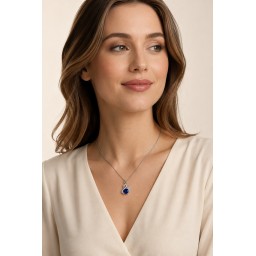 قلادة نسائيه من الفضة الايطالية Italian 925 Sterling Silver Women’s Necklace