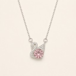 قلادة نسائيه من الفضة الايطاليه Italian 925 Sterling Silver Women’s Necklace