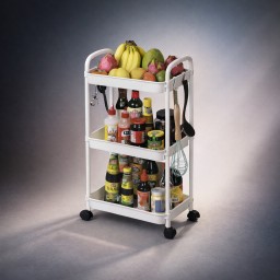 سلة تخزين 3 رفوف 3-Tier Storage Basket