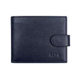 محفظة جلد طبيعي رجالية من براند ALPE ALPE men's genuine leather wallet