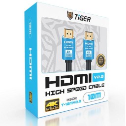 كيبل HDMI تايغر بطول 10 متر – إصدار HDMI 2.0 Tiger 10m HDMI 2.0 Cable