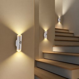 اضاءة جدارية ملونة Colored wall lighting